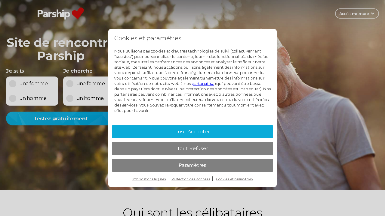 Capture d'écran de http://www.parship.fr